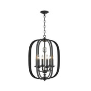 NewYork Luxe - 6 Light - Dark Bronze